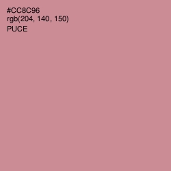 #CC8C96 - Puce Color Image