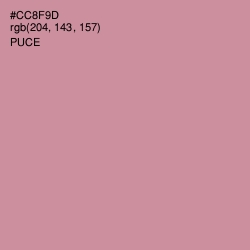 #CC8F9D - Puce Color Image