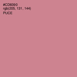 #CD8390 - Puce Color Image