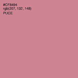 #CF8494 - Puce Color Image
