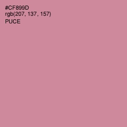 #CF899D - Puce Color Image