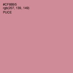 #CF8B95 - Puce Color Image
