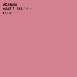 #D38090 - Puce Color Image