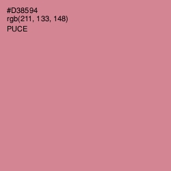 #D38594 - Puce Color Image