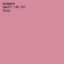 #D38B9D - Puce Color Image