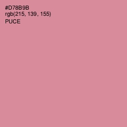 #D78B9B - Puce Color Image