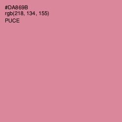 #DA869B - Puce Color Image