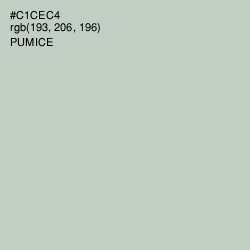 #C1CEC4 - Pumice Color Image