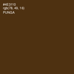 #4E3110 - Punga Color Image