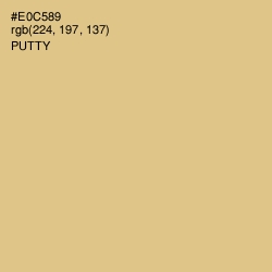 #E0C589 - Putty Color Image