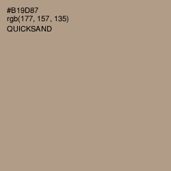 #B19D87 - Quicksand Color Image