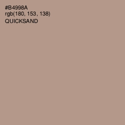 #B4998A - Quicksand Color Image