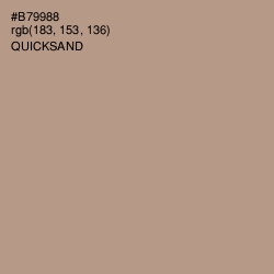 #B79988 - Quicksand Color Image