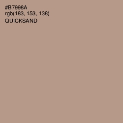 #B7998A - Quicksand Color Image