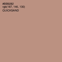 #BB9282 - Quicksand Color Image