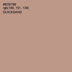 #BD9788 - Quicksand Color Image