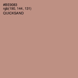 #BE9083 - Quicksand Color Image