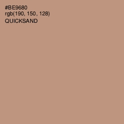 #BE9680 - Quicksand Color Image