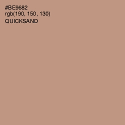 #BE9682 - Quicksand Color Image