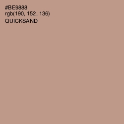 #BE9888 - Quicksand Color Image