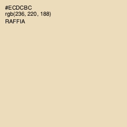 #ECDCBC - Raffia Color Image