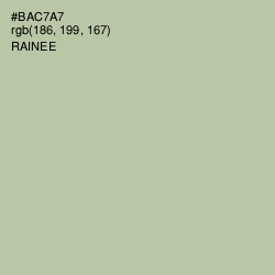 #BAC7A7 - Rainee Color Image