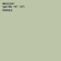 #BCC5A7 - Rainee Color Image