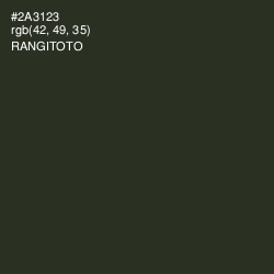 #2A3123 - Rangitoto Color Image