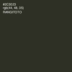 #2C3023 - Rangitoto Color Image