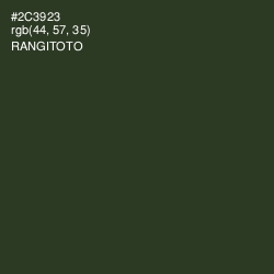 #2C3923 - Rangitoto Color Image