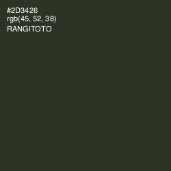 #2D3426 - Rangitoto Color Image
