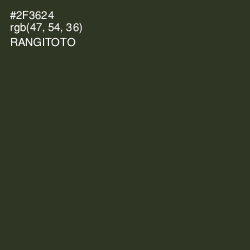 #2F3624 - Rangitoto Color Image