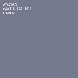 #76798D - Raven Color Image