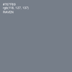 #767F89 - Raven Color Image