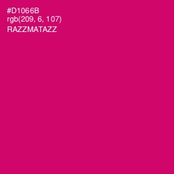 #D1066B - Razzmatazz Color Image