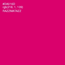 #DA016D - Razzmatazz Color Image