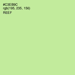 #C3EB9C - Reef Color Image