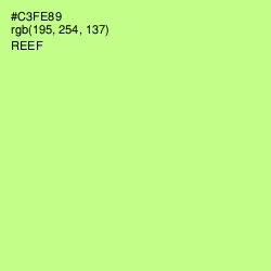 #C3FE89 - Reef Color Image