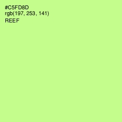 #C5FD8D - Reef Color Image