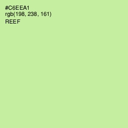 #C6EEA1 - Reef Color Image