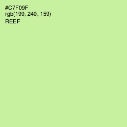 #C7F09F - Reef Color Image