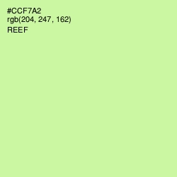 #CCF7A2 - Reef Color Image