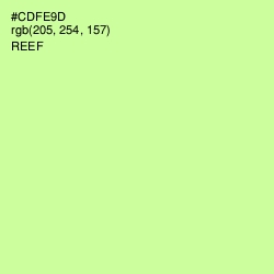#CDFE9D - Reef Color Image