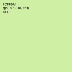 #CFF0A4 - Reef Color Image