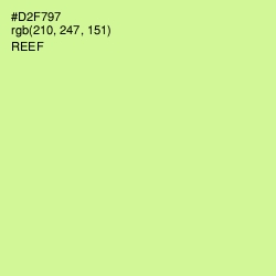#D2F797 - Reef Color Image