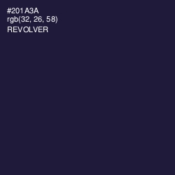 #201A3A - Revolver Color Image