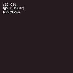 #251C20 - Revolver Color Image
