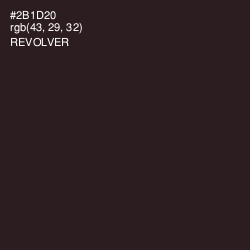 #2B1D20 - Revolver Color Image