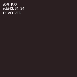 #2B1F22 - Revolver Color Image