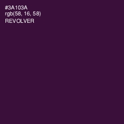 #3A103A - Revolver Color Image